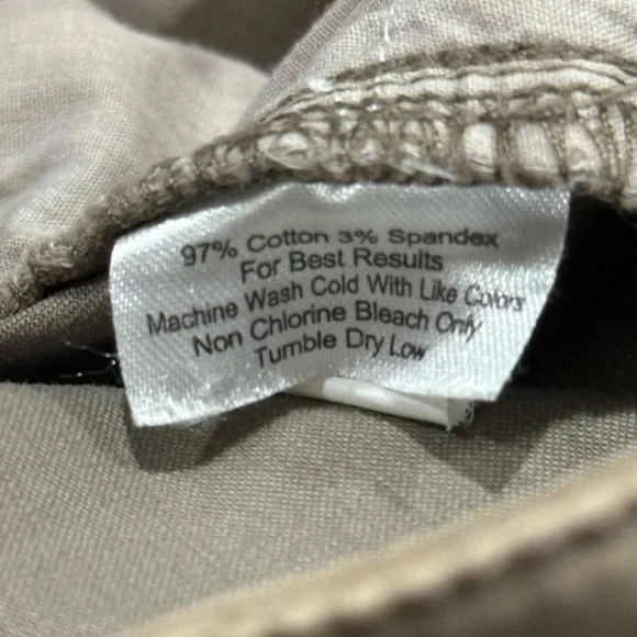 Peter Millar Signature Sateen Golf Pants Mens Size 32x31 Khaki 5 Pocket Chino - Picture 11 of 11